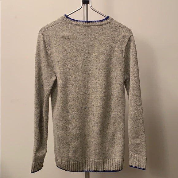Penfield Grey Lambswool Crewneck Sweater - Picture 2 of 3